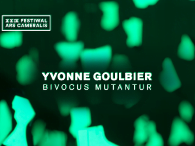 plakat wystawy artystycznej bivocus mutantur w muzeum górnośląskim