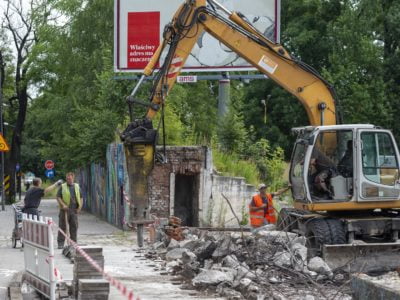 Rozbiórka ogrodzenia