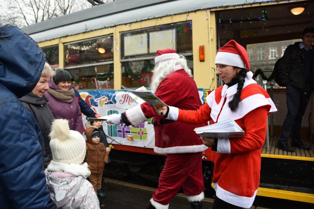 Mikołajowy tramwaj na Śląsku