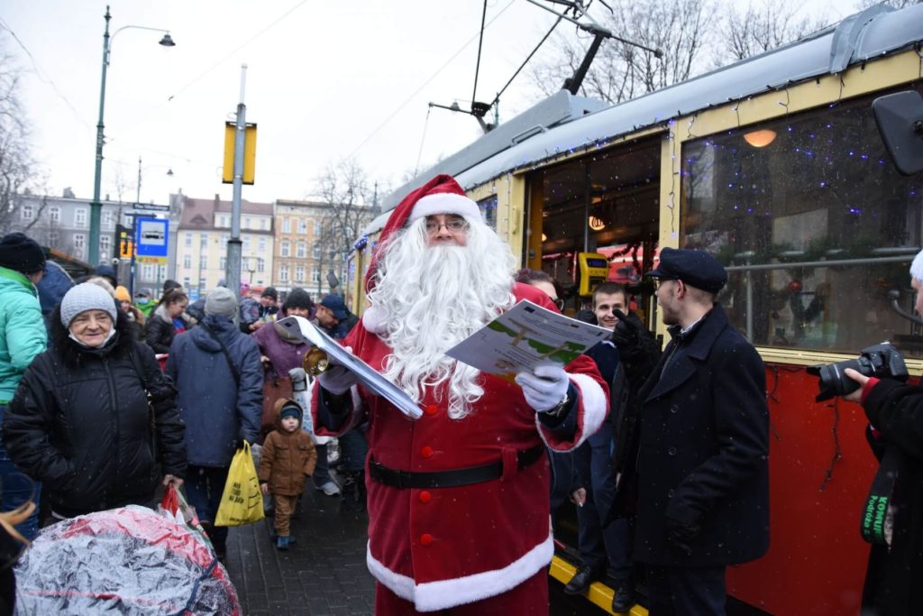 Mikołajowy tramwaj na Śląsku