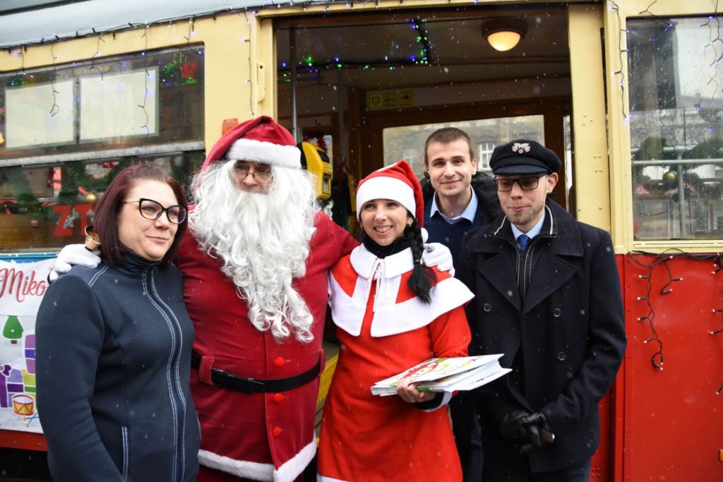 Mikołajowy tramwaj na Śląsku