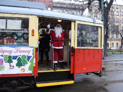 Mikołajowy tramwaj na Śląsku