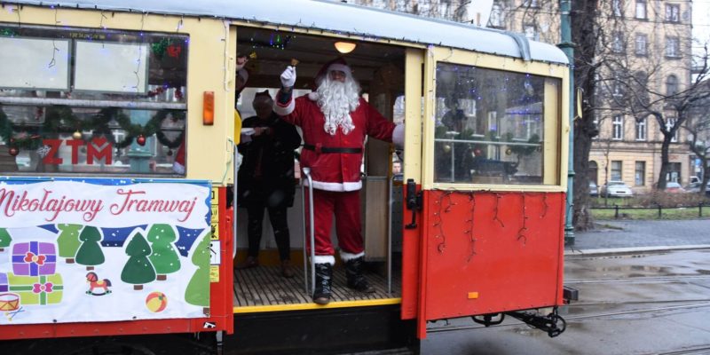 Mikołajowy tramwaj na Śląsku