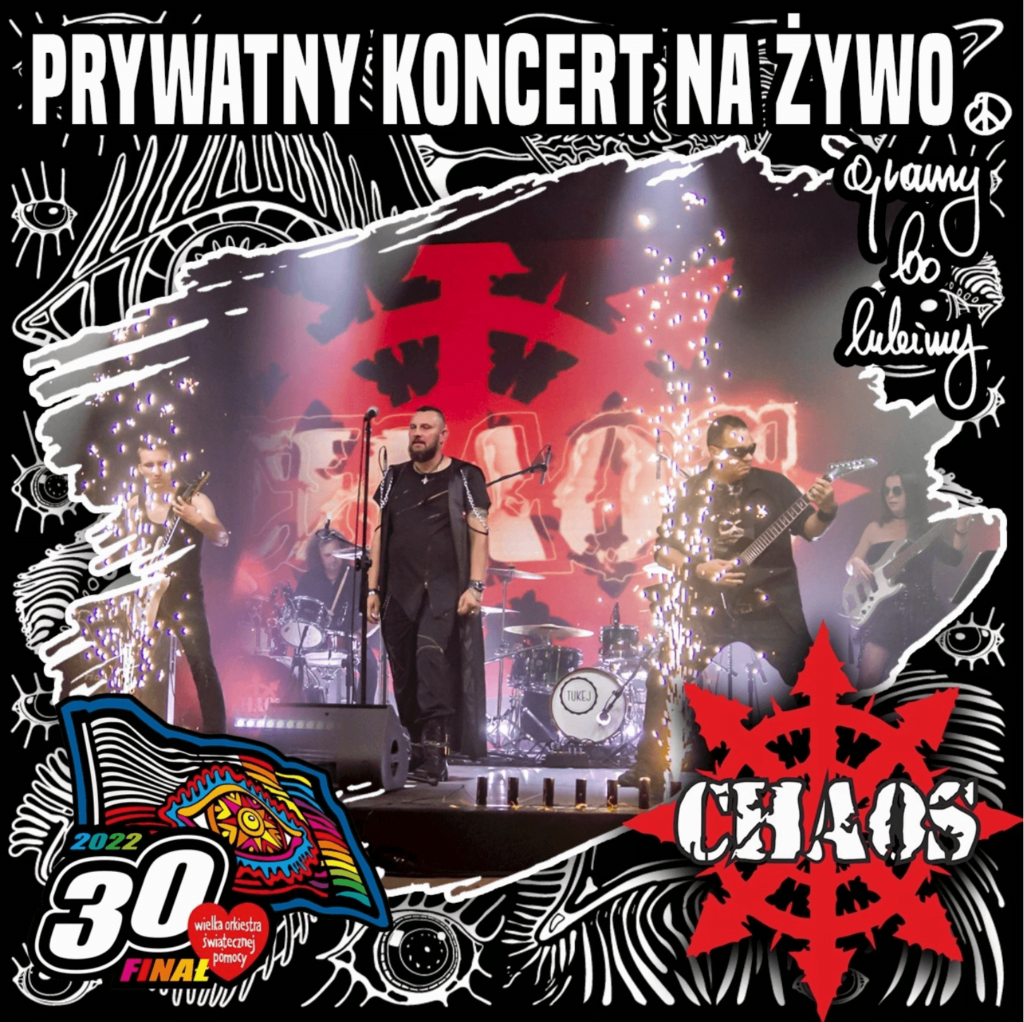 Wesprzyj WOŚP i wygraj prywatny koncert zespołu Chaos