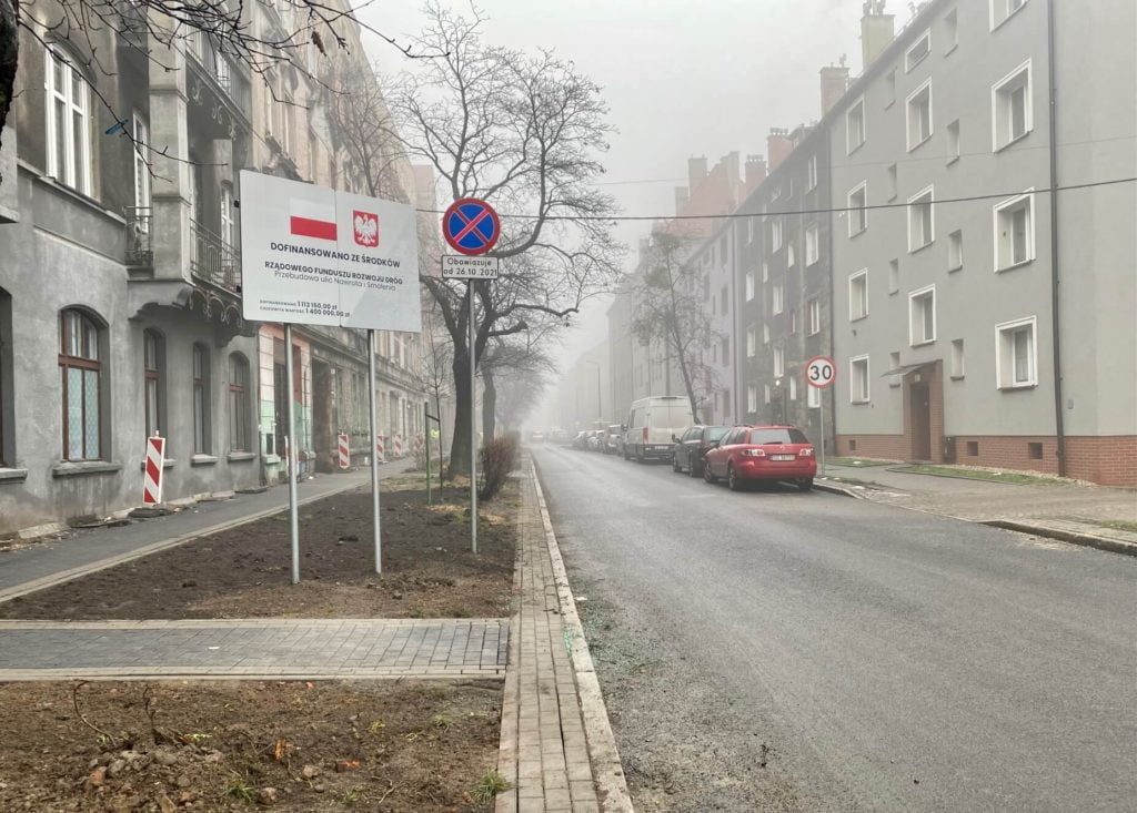 Ulica Nawrota na finiszu, a prace na ulicy Smolenia ruszają dzisiaj