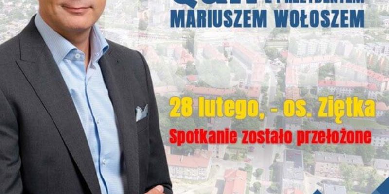 Osiedle Ziętka: Spotkanie online z bytomianami przełożone