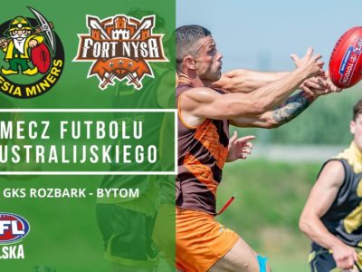 Pierwszy mecz Silesia Miners AFL na boisku GKS Rozbark