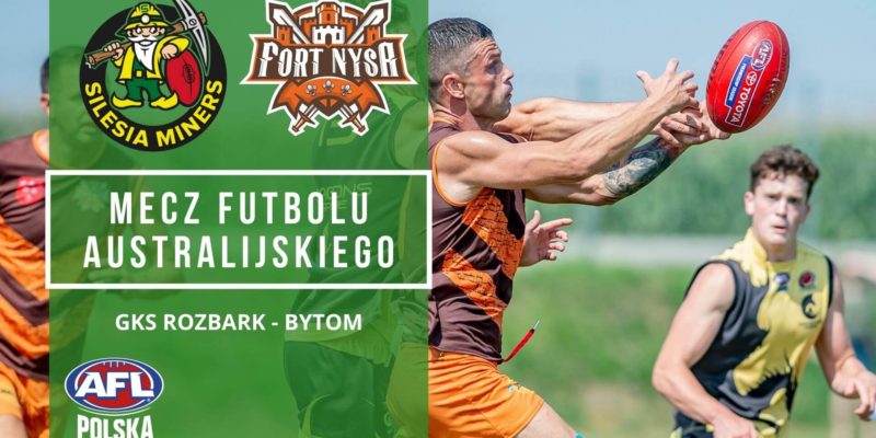 Pierwszy mecz Silesia Miners AFL na boisku GKS Rozbark