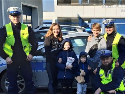 Bytomscy policjanci pomogli rodzinie z Ukrainy