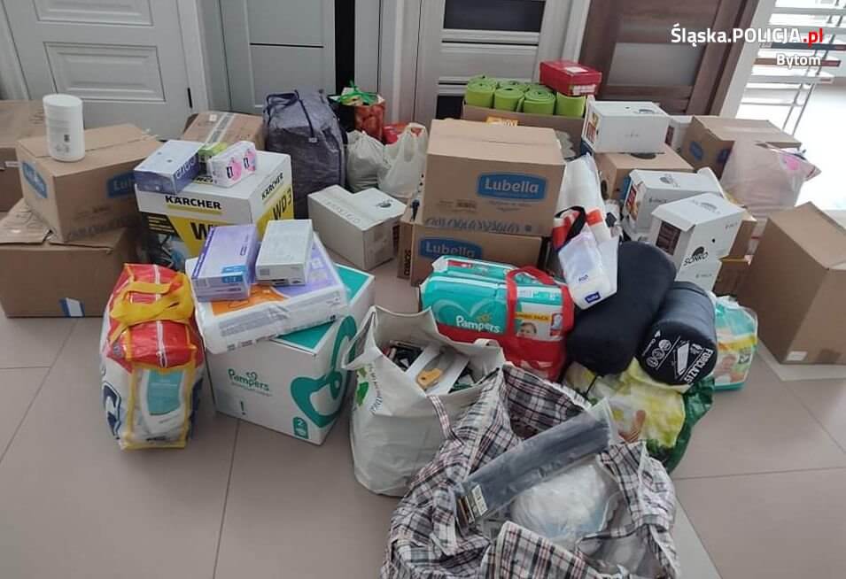Policjantka z Bytomia zorganizowała pomoc dla Ukrainy