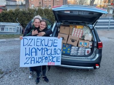 Policjantka z Bytomia zorganizowała pomoc dla Ukrainy