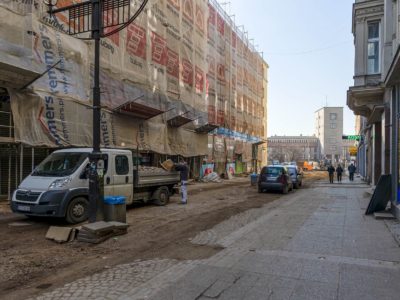 Zmiany w ramach modernizacji na ulicy Dworcowej w Bytomiu