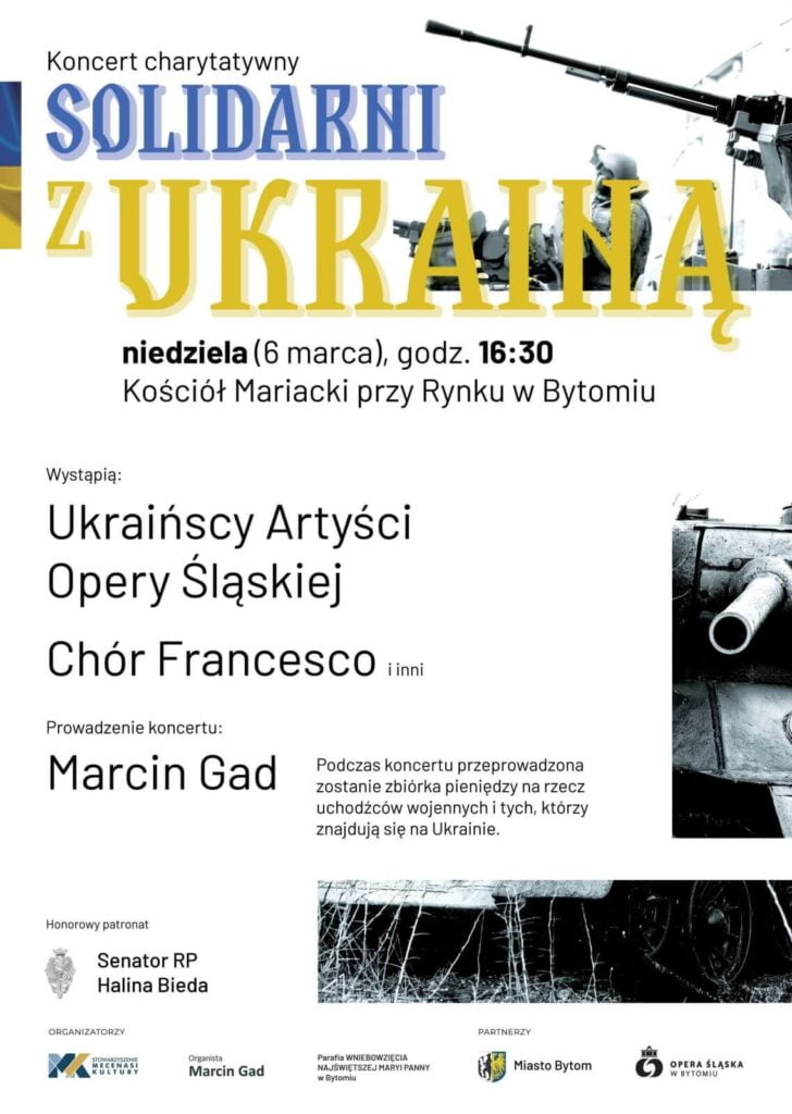 Solidarni z Ukrainą: Koncert charytatywny Opery Śląskiej