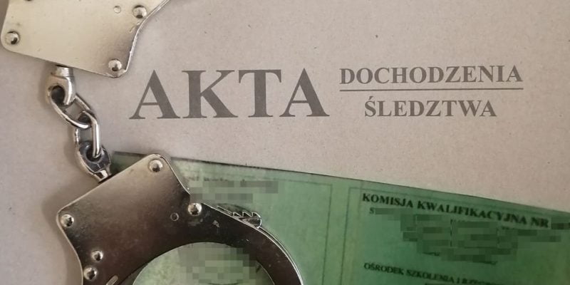 Nielegalne uprawnienia wydawano w Bytomiu. Cztery osoby z zarzutami