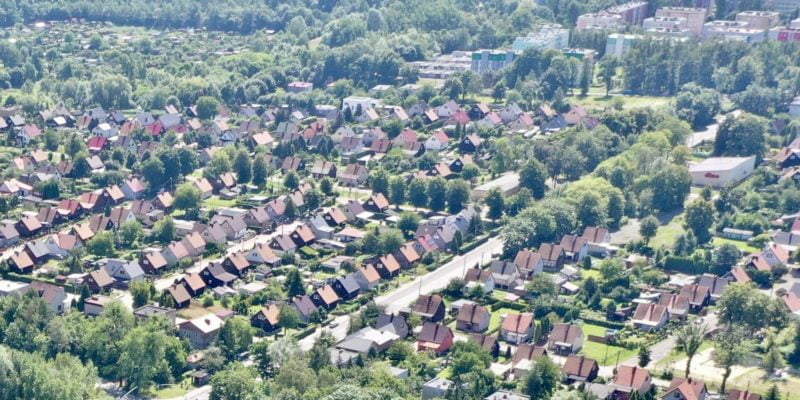 Prace drogowe na Domkach Fińskich w Miechowicach