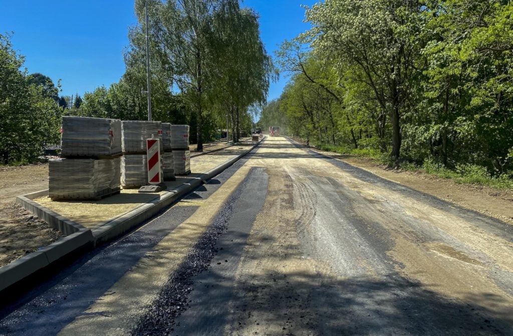 Trwa modernizacja ulicy Węglowej pod tereny inwestycyjne
