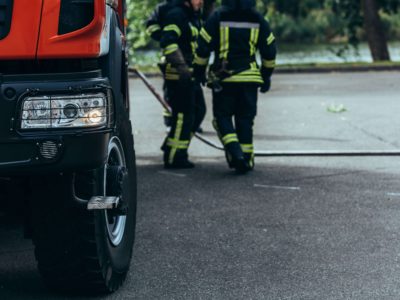 Pożar na terenie bytomskiego zakładu przy ulicy Popiełuszki