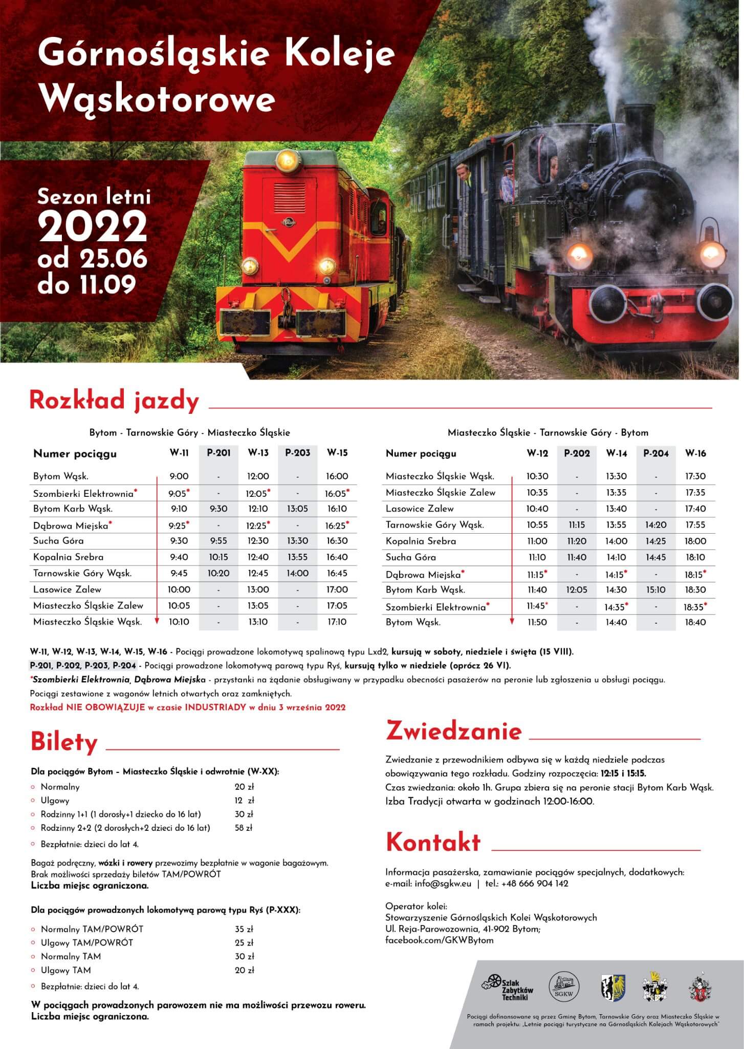 Zaczynamy sezon letni u Górnośląskich Kolei Wąskotorowych