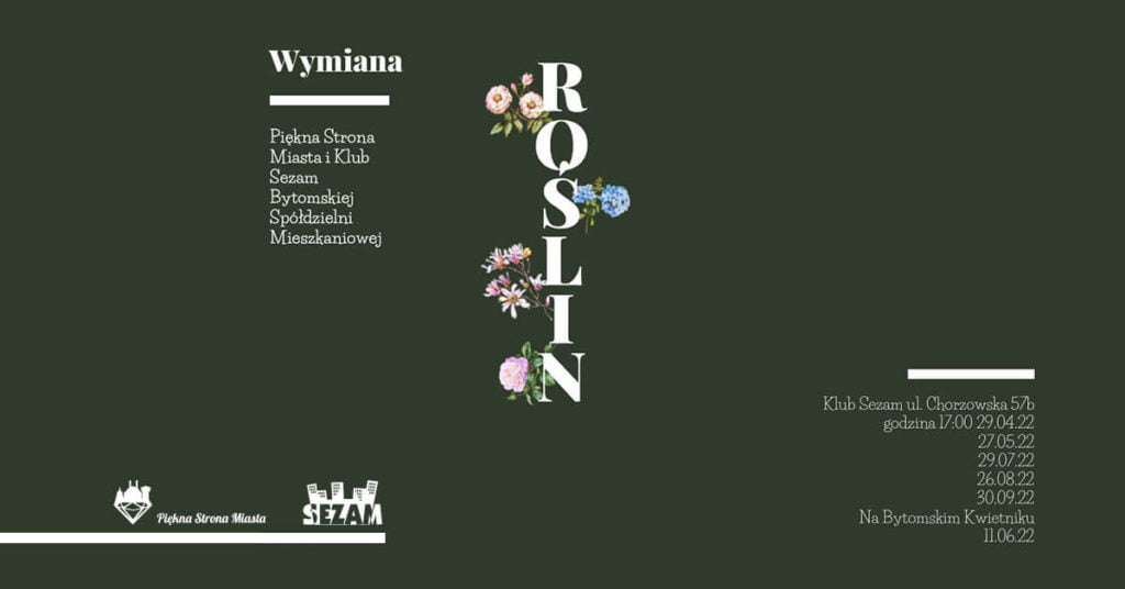 Wymiana roślin w ramach Bytomskiego Kwietnika 2022