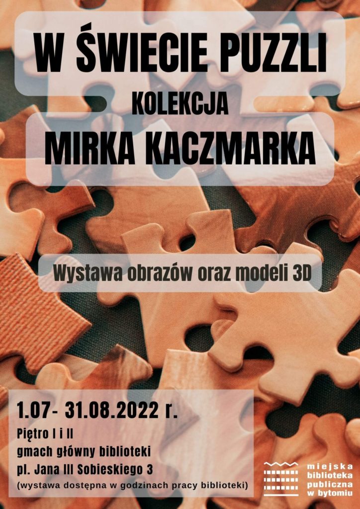 Wystawa „W świecie puzzli” w bibliotece w Bytomiu