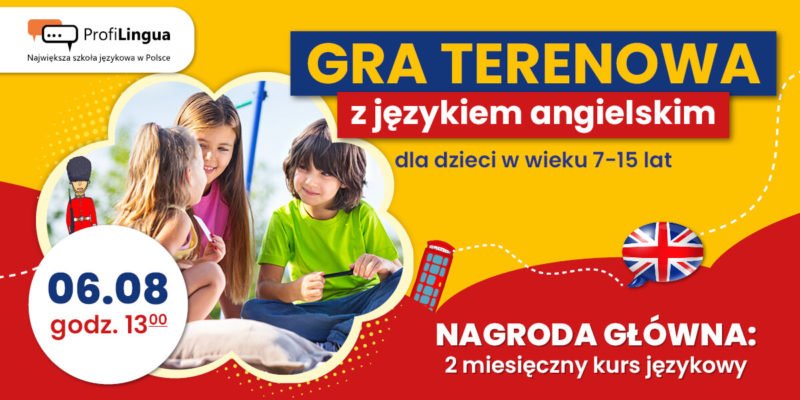 Bytom: Gra terenowa z językiem angielskim dla dzieci