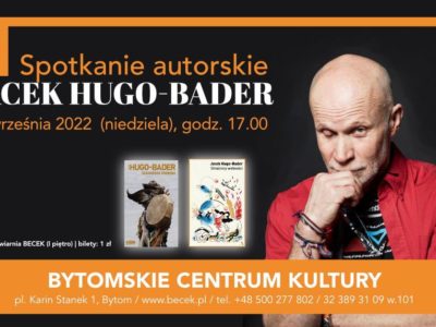 Spotkanie autorskie z Jackiem Hugo-Baderem w Beceku