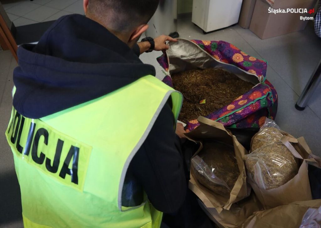 Przechwycono nielegalny tytoń i papierosy w Bytomiu
