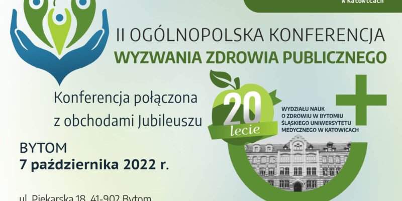 Konferencja „Wyzwania Zdrowia Publicznego” odbędzie się w Bytomiu