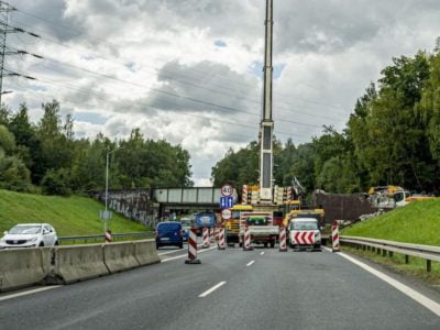 Dalszy ciąg prac na DK88. Czas na rozbiórkę przyczółków wiaduktu