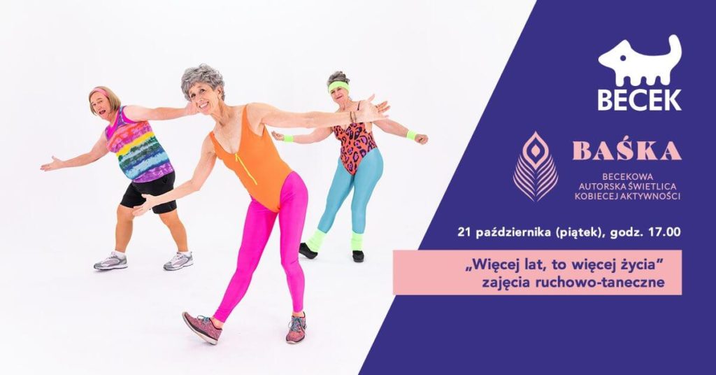 Zajęcia ruchowo-taneczne dla seniorów w BAŚCE