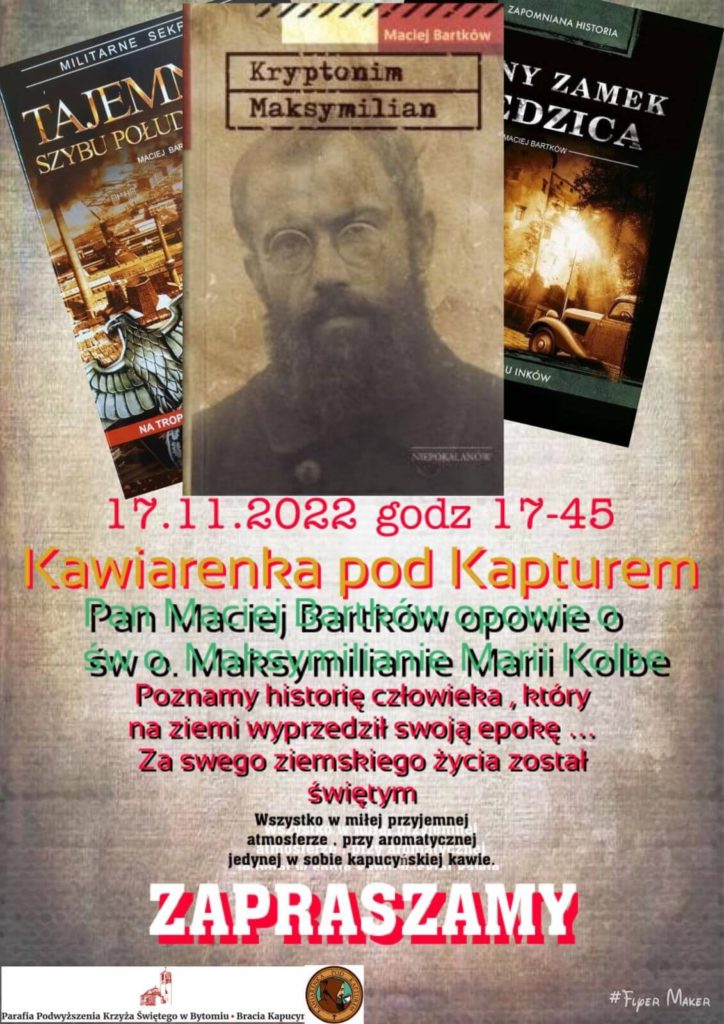 Bytom: Spotkanie autorskie z Maciejem Bartkowem