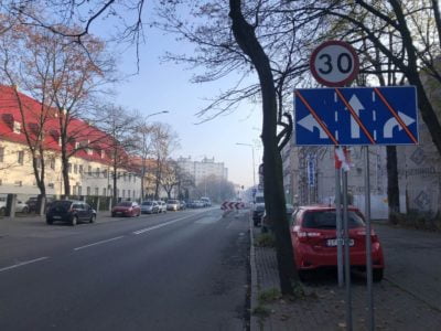 Utrudnienia drogowe na bytomskim skrzyżowaniu