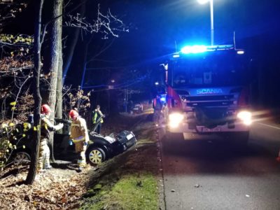Wypadek na ulicy Dąbrowa Miejska