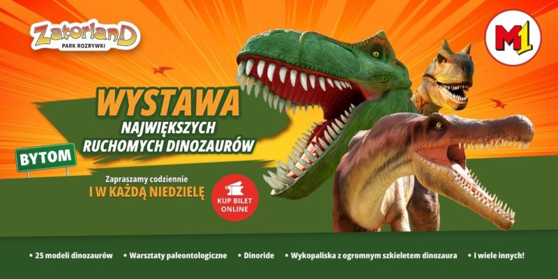 Wystawa Dinozaurów w bytomskim centrum handlowym